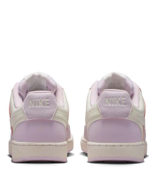 Nike Pink Court Vision Low Next Nature Trainers