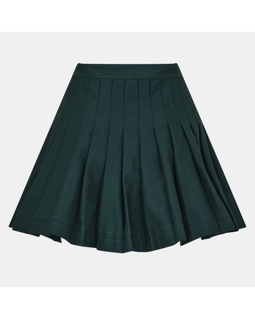 Lacoste Green Stretch Mini Skirt