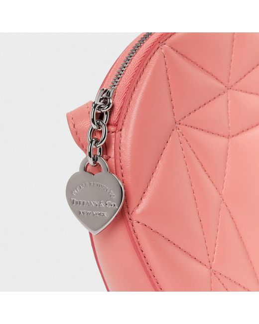 Tiffany & Co Pink Crossbody Heart-Shaped Handbag