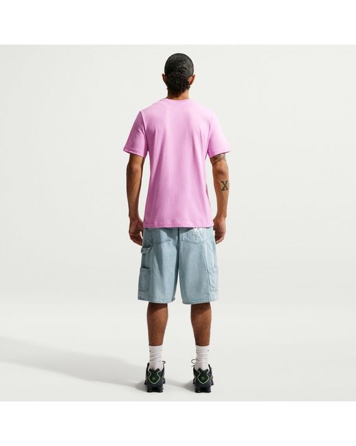 Nike Purple Sportswear Club T-Shirt for men