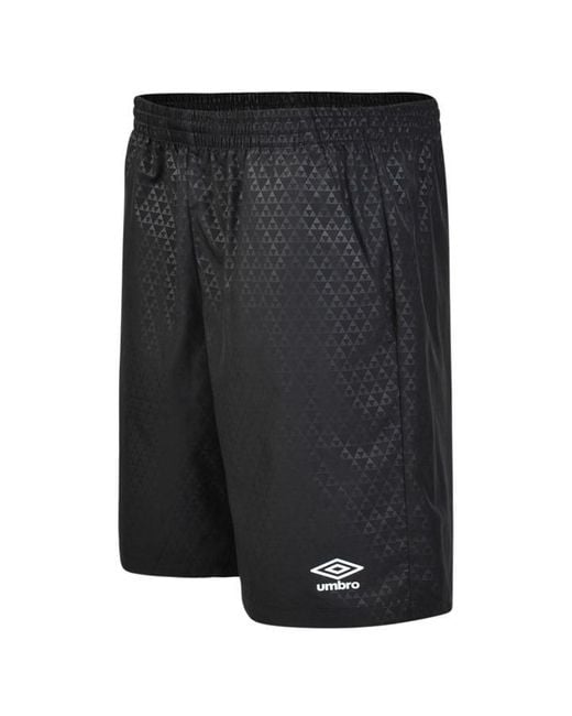 Umbro Black Ssg Woven Shorts for men