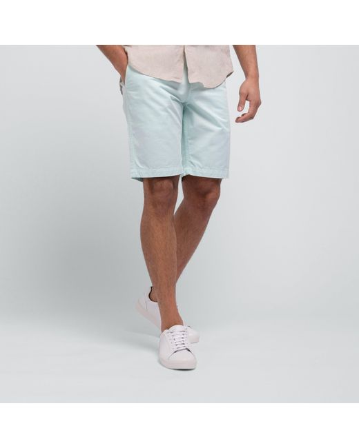 Eden Park Blue Light Chino Bermuda Shorts for men