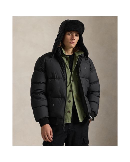 Polo Ralph Lauren Gray El Cap Quilted Medium Puffer Jacket for men