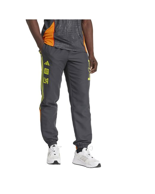 Adidas Gray Closed Hem Fleece Joggers for men