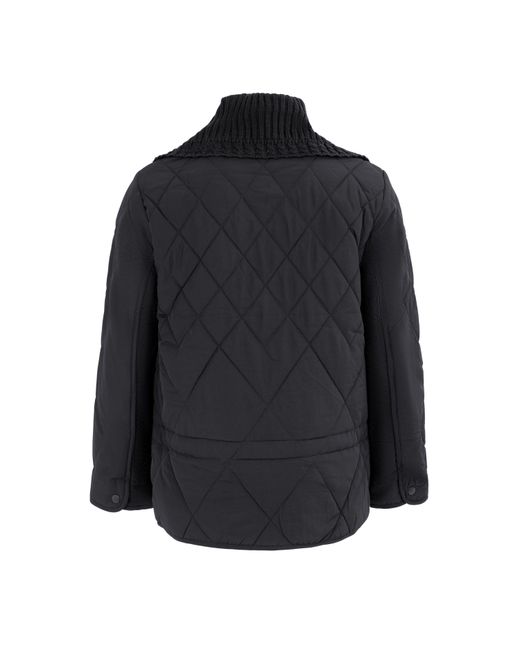 Firetrap Black Long Sleeve Hip Length Quilted Jacket