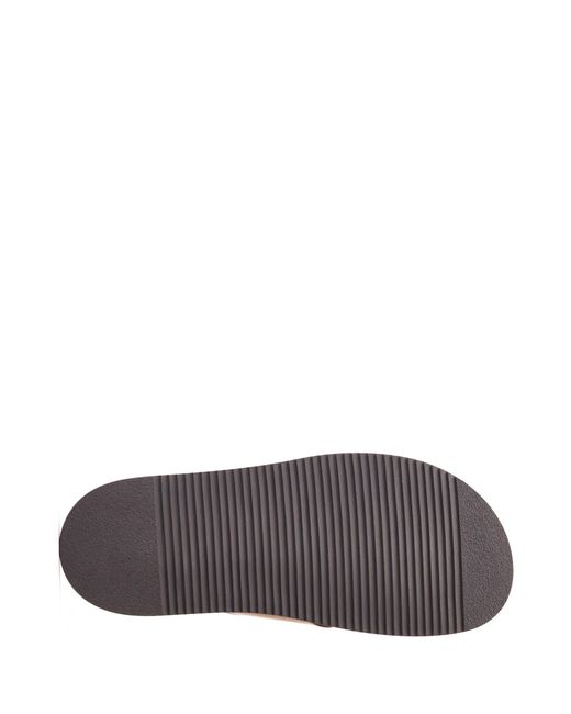 Base London Brown Webb Slider for men