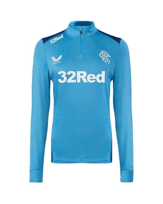 Castore Blue 1/4 Zip Fleece