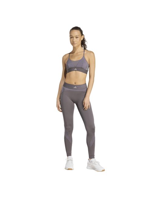 Adidas Gray Performance Gym Leggings