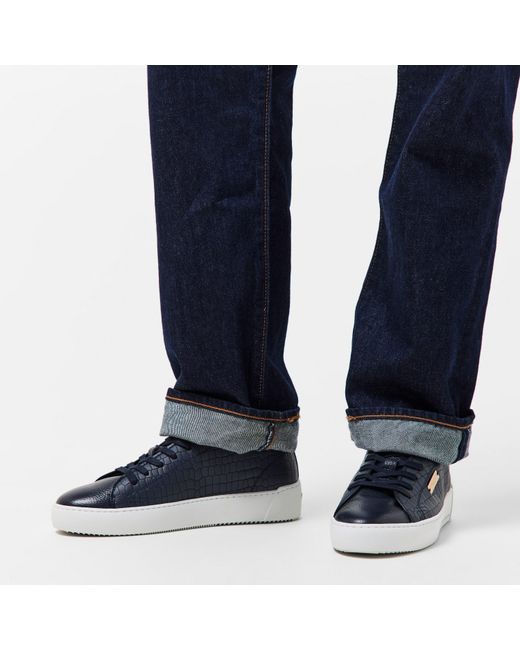 Android Homme Blue Low Trainers for men