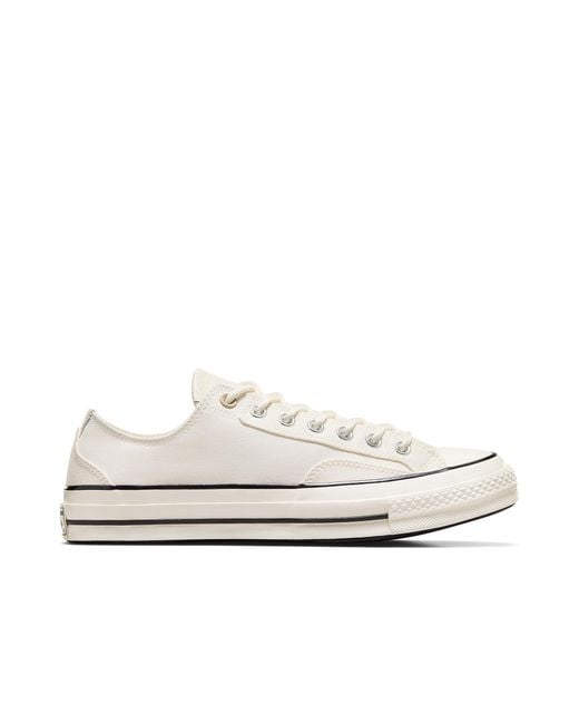 Converse White Adults Chuck 70 Canvas And Leather Trainers