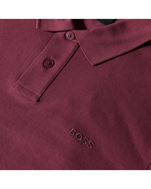 Boss Purple Passenger Premium Design Polo Shirt for men