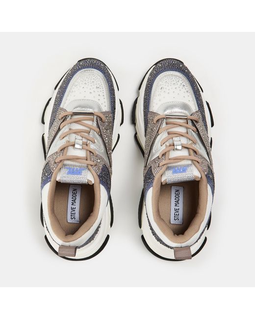 Steve Madden White Privy Chunky Trainers