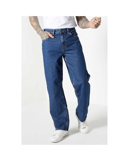 Studio Blue Loose Fit Rigid Jeans for men
