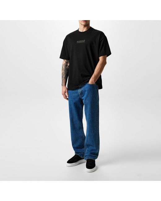 Barbour Black Collins T-Shirt for men