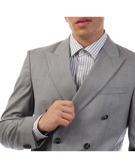 Boss Blue Hutson Double Breasted Formal Jacket for men