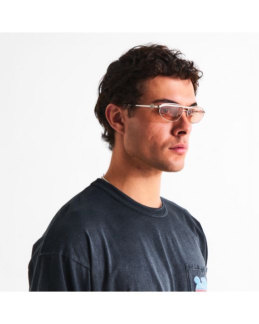 Represent Pink Pilot-Inspired Aviator Sunglasses for men