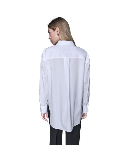 Karl Lagerfeld Blue Sportswear Patterned Long Sleeve Shirt