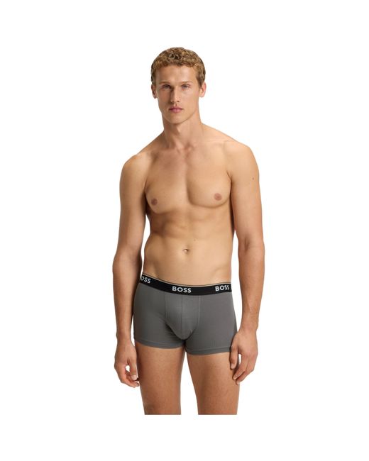 Boss Black Bodywear 3-Pack Boxer Shorts With Logo Detail for men