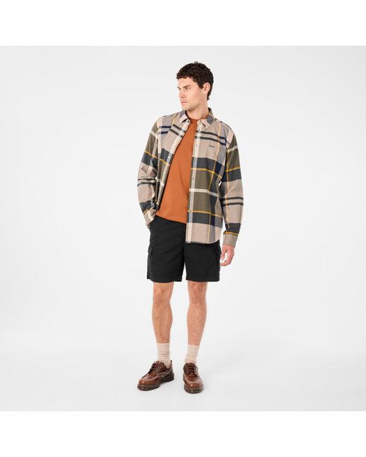 Barbour Black Ripstop Cargo Shorts for men