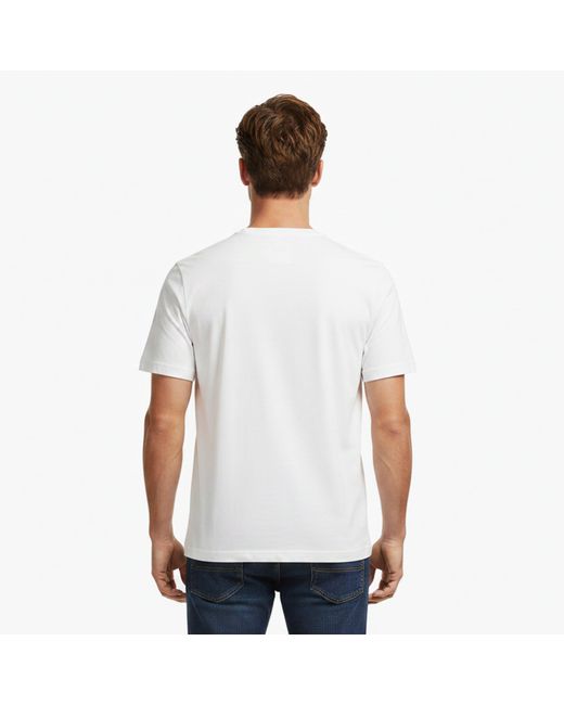 Farah White Harrow Ss T-Shirt for men