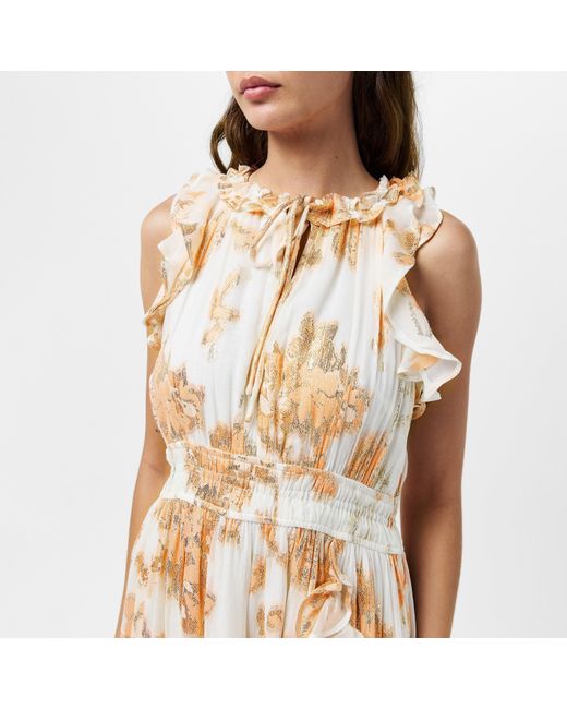 French Connection Metallic Elko Maxi Dress