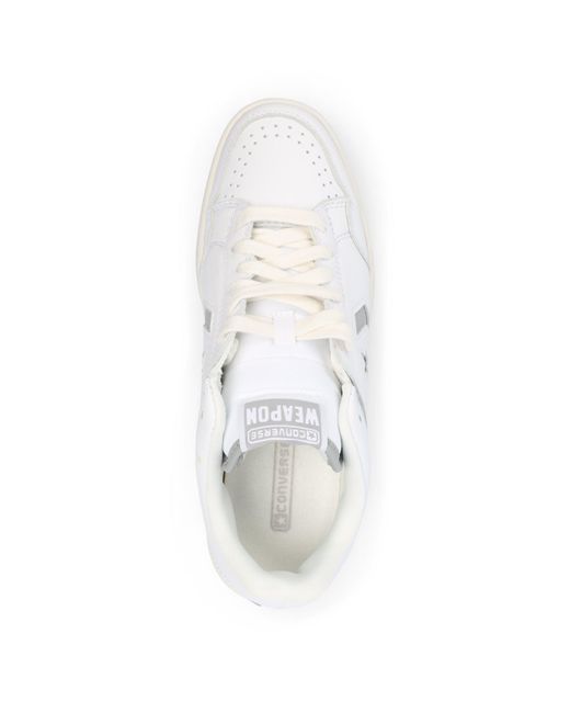 Converse White Adults Weapon Low-Top Trainers