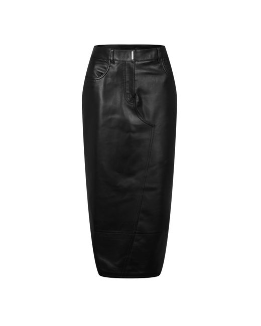 Givenchy Black Midi Skirt