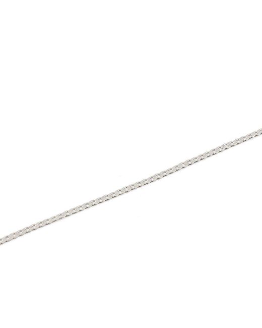 Serge Denimes Metallic Flat Cuban Chain for men