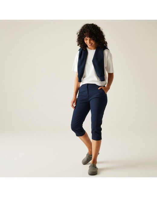 Regatta Blue Bayletta Capri Trousers