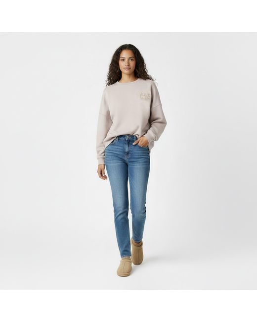 Jack Wills White Oversized Crew Sweatshirt