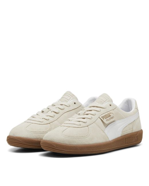 PUMA White Palermo Trainers