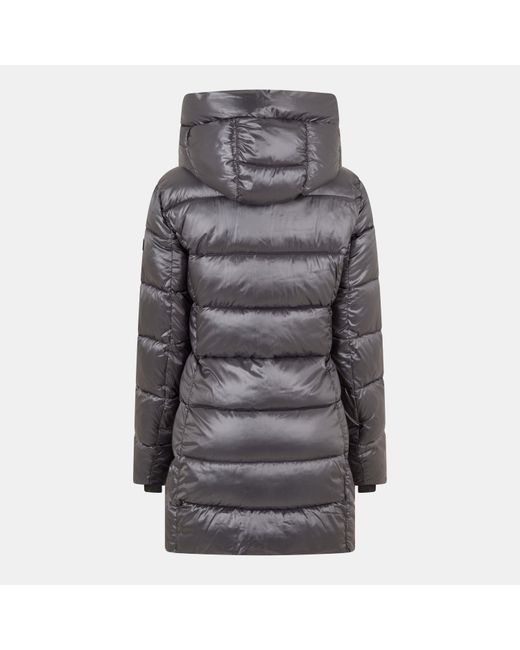 DKNY Gray Shine Medium Puffer Jacket