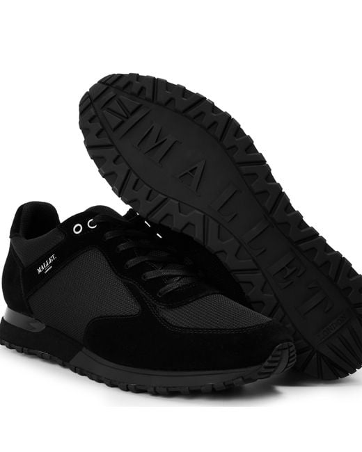 Mallet Black Lux 1.0 Low-Top Trainers for men