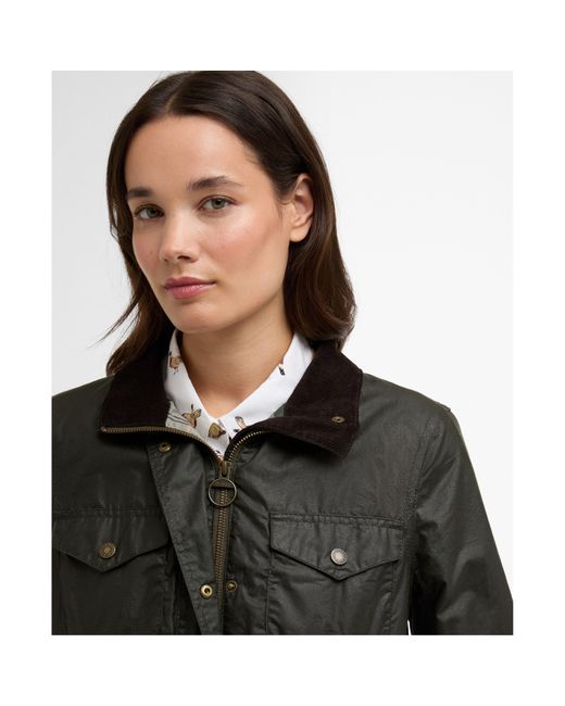 Barbour Black Summer Sapper Waxed Jacket
