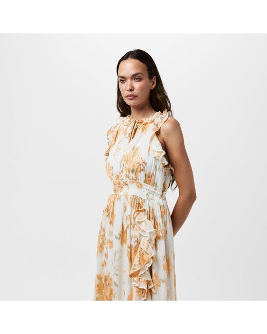 French Connection Metallic Elko Maxi Dress