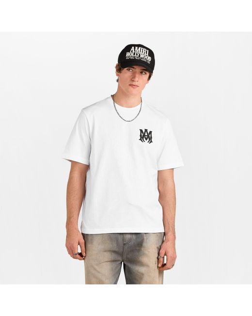 Amiri White Printed T-Shirt for men