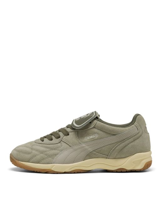 PUMA Green King Indoor Suede Low Top Trainers for men