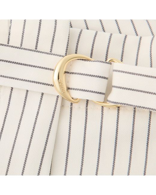 HUGO White Straight Leg Trousers