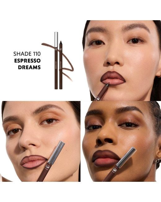 Saint Laurent Multicolor Ysl Lovenude Kiss Shaper Sculpting Lip Liner