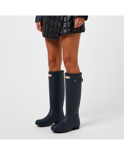 Hunter Blue Original Tall Wellies
