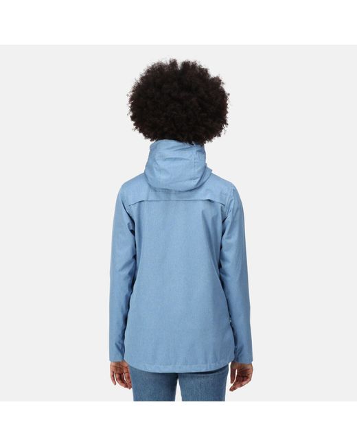 Regatta Blue Bayarma Breathable Long Sleeve Waterproof Jacket