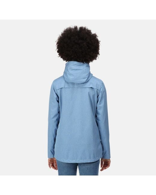 Regatta Blue Bayarma Breathable Long Sleeve Waterproof Jacket