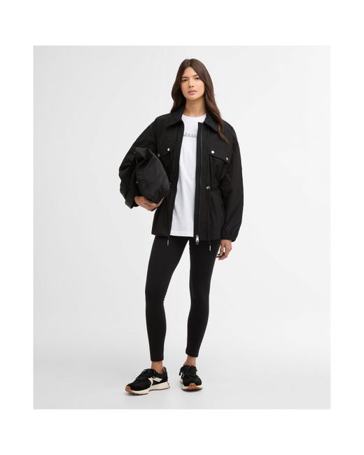 Barbour Black Rain Anorak Jacket