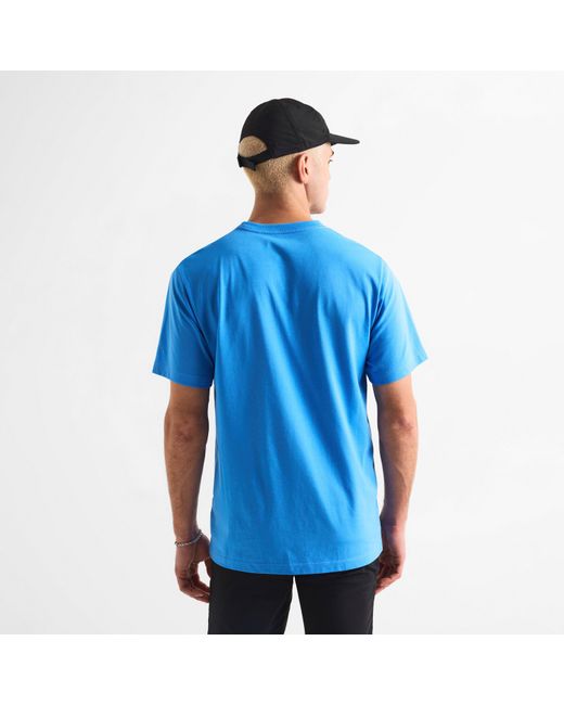 The North Face Blue Regular Fit Simple Dome T-Shirt for men