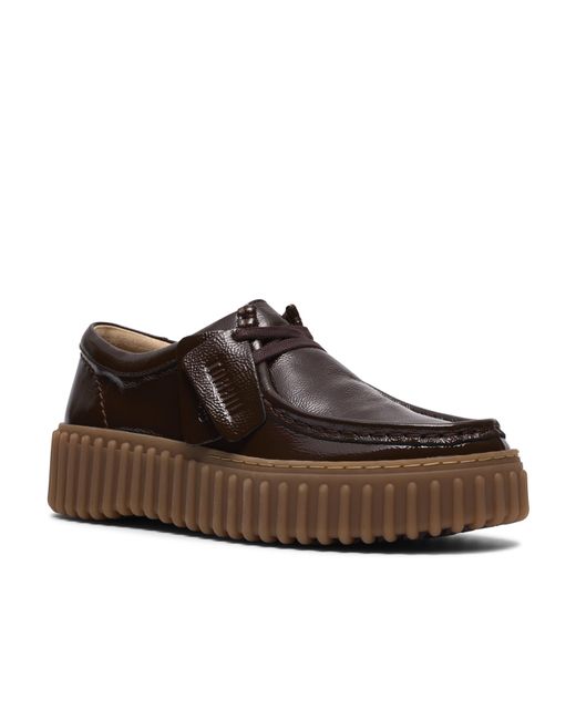 Clarks Brown Moc Toe Formal Shoes