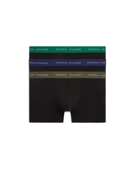 Tommy Hilfiger Multicolor 3-Pack Logo Waistband Trunks for men