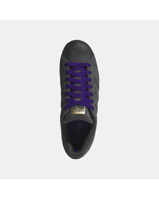 Adidas Originals Black Superstar Adv Shoes for men