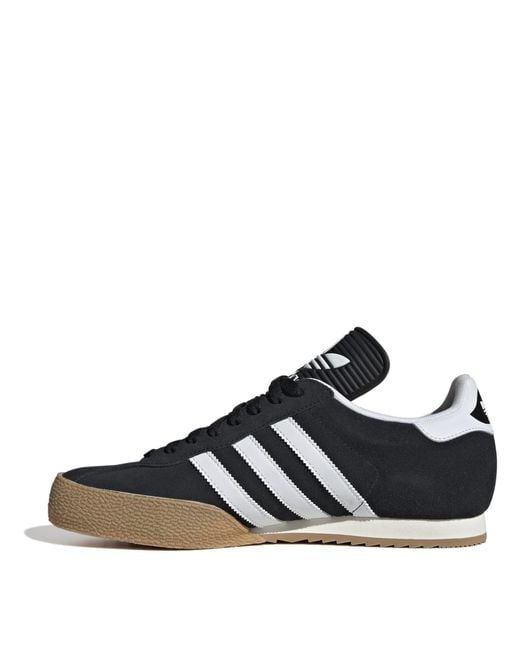 Adidas Blue Originals Samba Suede Trainers for men