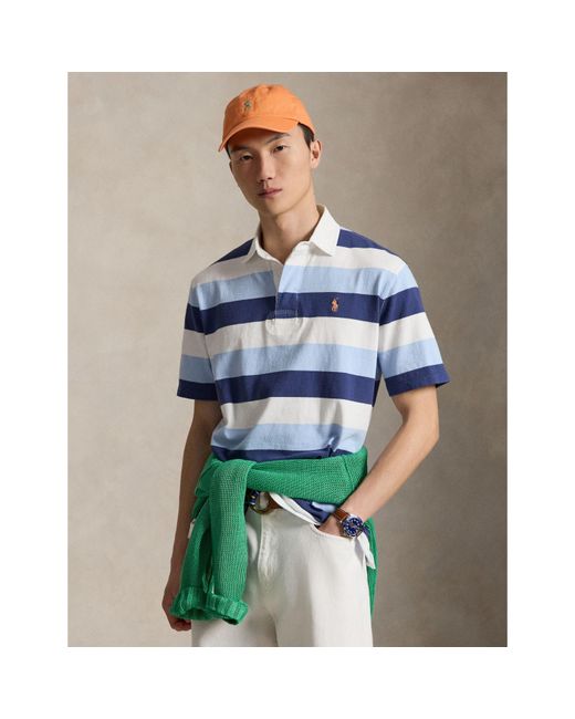 Polo Ralph Lauren Blue Rugby Polo Shirt for men