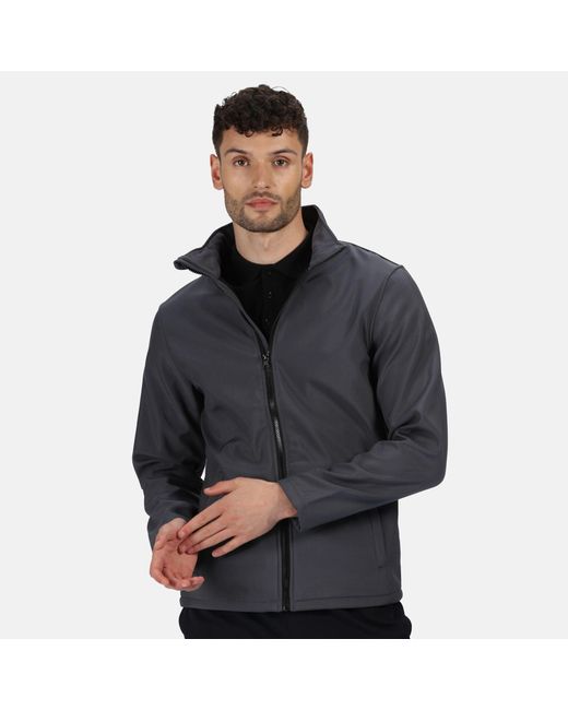 Regatta Gray Ablaze Printable Softshell Jacket for men